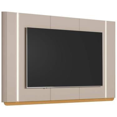 Imagem de Painel Para Tv 75 Pol Com Led 240cm Elysia L05 Tauari Off White Fosco - Lyam Decor