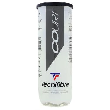 Imagem de Tecnifibre Bola De Tênis Para Quadra, Pacote Com 3 Bolas Amarelas