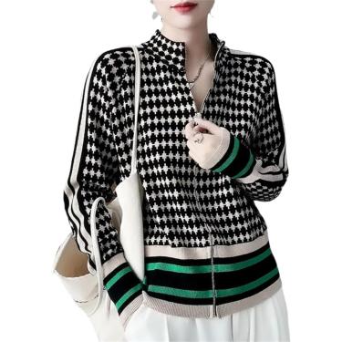 Imagem de Sweater de gola alta feminina de inverno