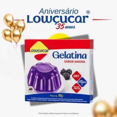 Imagem de Gelatina Lowçucar Sabor Amora 10G