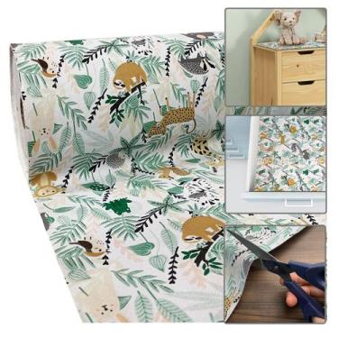 Imagem de Forro Armário Gaveta Infantil Impermeável PVC 0,45x5,00m - IDEALIZA