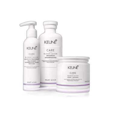 Imagem de Keune Kit Blonde Savior Shampoo + Mascara + Leave In