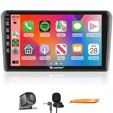 Imagem de Kunfine Car CarPlay Android Navegação Automática Rádio GPS Estéreo Câmera Reversa Tela IPS Touchscreen Tablet Pad Media Player para Audi A3 2008-2012, se Aplicável Quad Core 2G + 64G