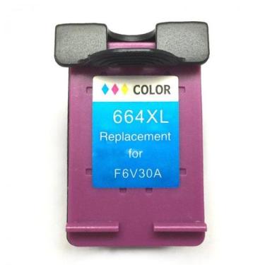 Imagem de Cartucho HP664XL HP 664XL F6V30A Similar 18ml Colorido - Microjet