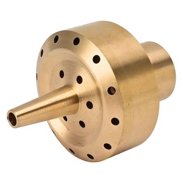 Imagem de Bico Efeito Chuva Com Jato Central Para Fontes Chafarizes E Lagos Entrada Rosca De 3/4"