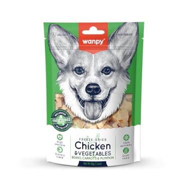 Imagem de Petisco Cães Wanpy Freeze Dried Truly Super Premium Vários Sabores Bacon Born (40g, Frango e Vegetais)