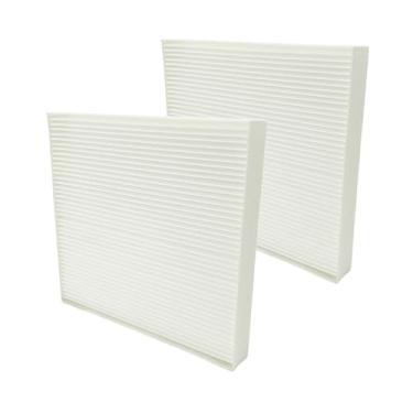 Imagem de Kvjicdo Filtro de ar de cabine 97133-L1000 adequado para Hy-undai E-lantra, So-nata, Sa-nta Fe (2021-2023), San-ta Cruz, Tu-cson, K5, Io-niq 5, So-rento (2022-2023) Rep 97133-N9100 (pacote com 2)