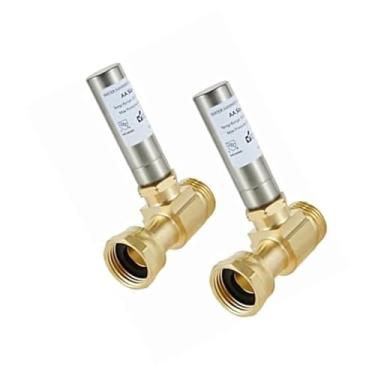 Imagem de Eliminador de golpe de aríete de aço inoxidável S-241 compatível com máquinas de lavar, junta rotativa de 3/4 de polegada, 2 peças