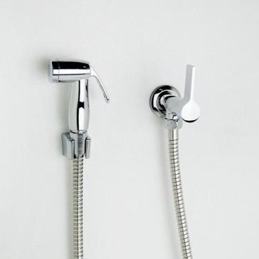 Imagem de Ducha Higiênica Super Luxo Metal 1/4 Volta Gatilho Abs Cromado C-70 - 