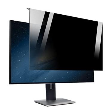 Imagem de HXLXWUSC Filtro de tela de privacidade de computador, protetor de tela de privacidade suspenso, painel de luz azul antiarranhões, adequado para 730 x 440 mm