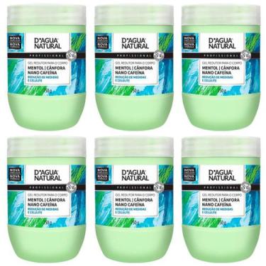 Imagem de Kit 6 Unidades Gel Redutor para o Corpo Dagua Natural Mentol Cânfora N