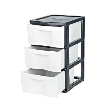 Imagem de Gaveteiro Plástico São Bernardo 3 Gavetas Grande