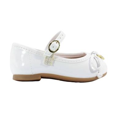Imagem de Sapatilha Bebe Molekinha Verniz Premium Branco