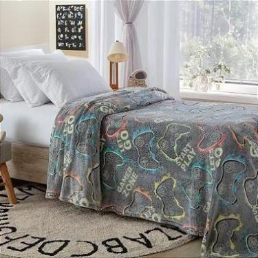 Imagem de Cobertor Manta Infantil Brilha no Escuro fleece Fluorescente Magica Ga