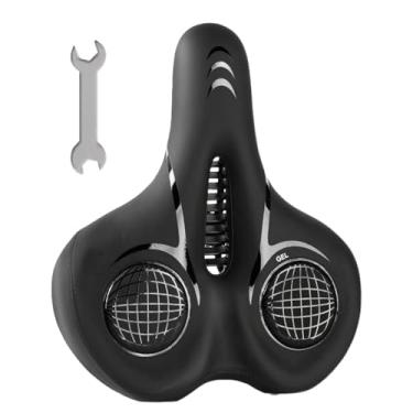Imagem de Selim Confortável Para Bicicleta - Assento De Ciclismo À Prova D'Água - Suporte Com Amortecedor De Impacto e Espuma Confortável Para Homens e Mulheres