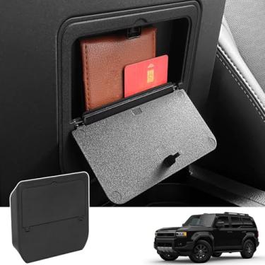 Imagem de Para Toyota Land Cruiser 250 Prado 2025 2024 organizador de console central compartimento oculto caixa de armazenamento acessórios de carro bandeja de console central interna (não para primeira edição