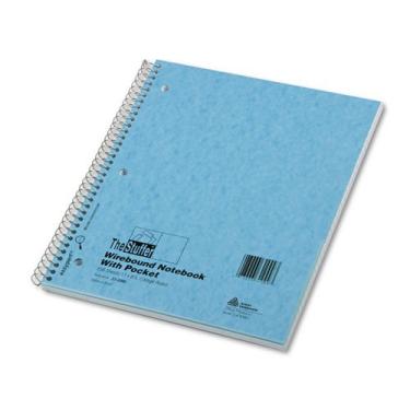 Imagem de Rediform Caderno espiral Stuffer, regra universitária, 21 x 28 cm, branco, 150 folhas por bloco (31099)