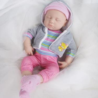 Imagem de Silicone Reborn Baby Doll YaLuoqian, redução realista de 1:1