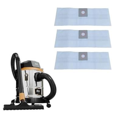Imagem de 3 Filtros Sacos de Aspirador de Pó Wap Gtw 20i Gtw 20i