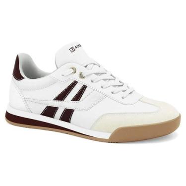 Imagem de Tênis Ramarim Retrô Sport Mesh Camurça Feminino 25-96101, 38, Branco m