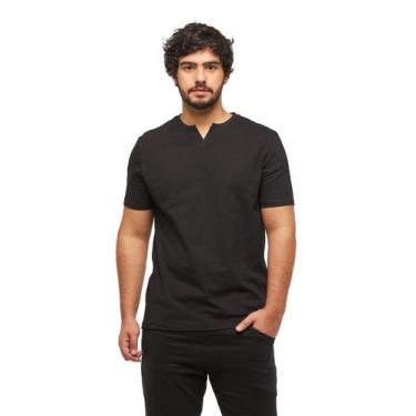 Imagem de Camiseta Basica Masculina Konoa Gola Portuguesa, Preto, P, Masculino