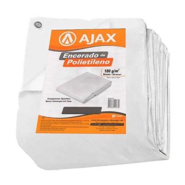 Imagem de Lona Encerado Polietileno 8 X 4 branca 200 Micras Ajax