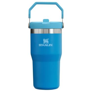 Imagem de Stanley Copo de aço inoxidável IceFlow – Garrafa de água isolada a vácuo para casa, escritório ou carro, copo reutilizável com canudo resistente a vazamentos, flip frio por 12 horas ou gelado por 2