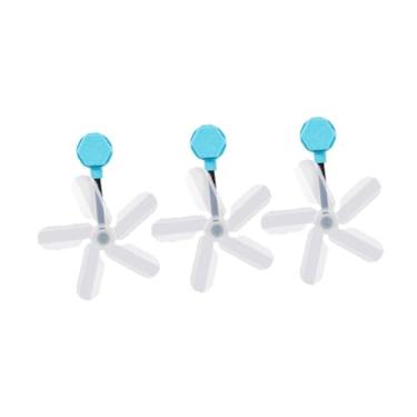 Imagem de WeiLaiKeQi Definido de ar condicionado Direção do vento defletor Evite os ângulos ajustáveis ​​do registro de ar baffle para o salão da sala de estudo escritório, Blue 3pcs