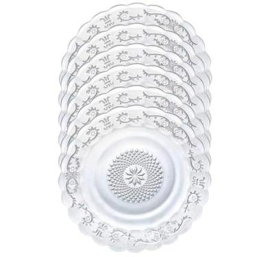 Imagem de Conjunto 12 Pratos Fundo De Vidro Resistente