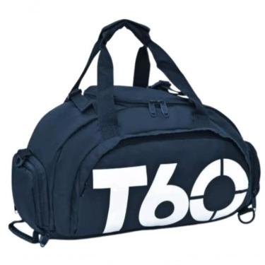 Imagem de Bolsa De Viagem Academia Fitness 35l Esportiva Em Fibra Sintetica 48cm Azul Escuro
