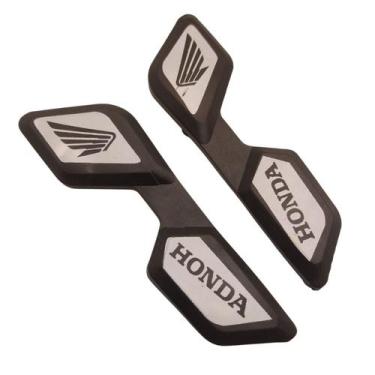 Imagem de Borrachas Rabeta Bagageiro Bros 125/150/160 Xre 300 Branco - RR Racing