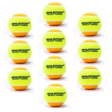 Imagem de Bola de Beach Tennis Ama Sport - Pac com 10 unidades - Ama Sports