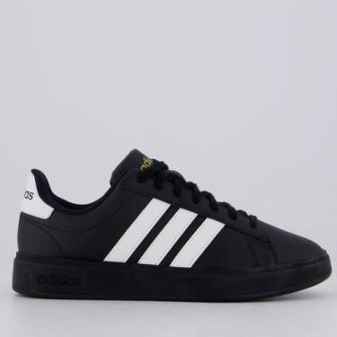 Imagem de Tênis Adidas Grand Court 2.0 Feminino Preto e Branco, 37