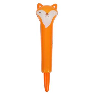 Imagem de Cabilock Canetas de gel fofas de raposa de animais, canetas de papelaria Kawaii, canetas apagáveis, canetas esferográficas de desenho animado para meninos e meninas