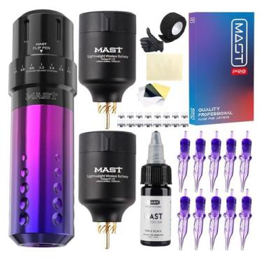 Imagem de Kit de tatuagem MAST TATTOO Mast Flip Wireless Cartuchos