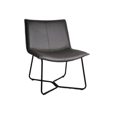 Imagem de Poltrona para Sala de Estar em Courino Bibiana Cinza