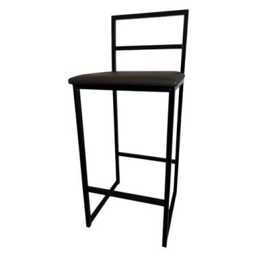 Imagem de Banqueta Alta para cozinha balcão área externa e de lazer Madri Assent