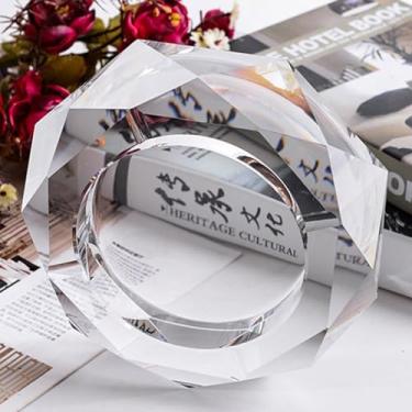 Imagem de Cinzeiro De Cristal Idéias De Moda Presentes Personalizados Estilo De Luxo Europeu, Transparent, 15cm