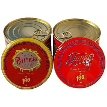 Imagem de Manteigas mineiras patricia e turvo kit com 2 Latas de 500g