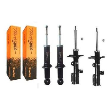 Imagem de Kit 4 Amortecedor Dianteiro Traseiro Corolla Cofap GP33289/GP33290/GB4