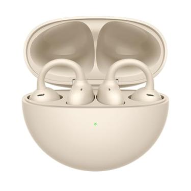 Imagem de Fone de Ouvido Sem Fio, HUAWEI FreeClip, C-bridge Design, Tecnologia Open-Ear, Reconhecimento Automático de Posição Esquerdo-Direito, Bege