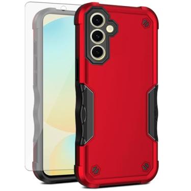 Imagem de Asuwish Capa de celular para Samsung Galaxy S24 FE 5G com protetor de tela de vidro temperado, híbrida, fina, resistente, à prova de choque, rígida, acessórios para celular S 24 EF AI S24FE 24S