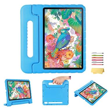 Imagem de UUcovers Capa para Samsung Galaxy Tab S8/S7 27.9 cm 2022/2020 (SM-X700/X706/T870/T875/T878) com alça conversível, suporte para crianças, leve, espuma vinílica acetinada, à prova de choque, resistente,