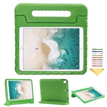 Imagem de UUcovers Capa infantil para iPad 9ª/8ª/7ª geração de 10,2 polegadas e iPad Air 3 de 10,5 polegadas (Air 3ª geração) e iPad Pro 10.5 2017 com alça giratória/suporte macio para iPad de 10,2 polegadas