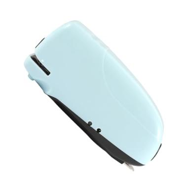 Imagem de Grampeador Elétrico Recarregável, Grampeador Automático Com Capacidade para 10 Folhas Com Grampos 24/6, Grampeador Elétrico Automático de Mesa para Casa, Escola, Escritório (Azul)