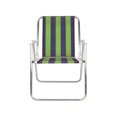 Imagem de Cadeira de Praia Alta Mor Alumínio - Item Sortido, Unica