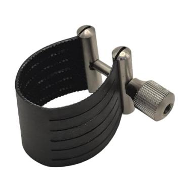 Imagem de YIJU Abraçadeira para saxofone, clipe para boquilha de saxofone, fácil de instalar, anel de fixação para boquilha, para saxofones baixos, músicos, 9.25 Cm X 8.4 Cm X