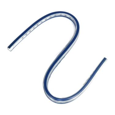 Imagem de MFMEXUL Régua Curva Flexível, Régua Divisória, Ferramenta de Desenho para Pintura, Desenho, Macia, para Suprimentos, Desenho de Quilting, 90cm