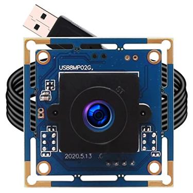 Imagem de ELP Módulo de câmera USB de 8 MP 2448p, placa de webcam, lente grande angular de 2,1 mm, câmera USB industrial HD de 8 MP para Windows/Linux/Android/macOS