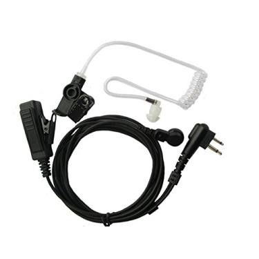 Imagem de bestkong Walkie Talkie fone de ouvido para Motorola Radio CP200 CP200D PR400 GP88 GP300 P110 CP040 CT150 PRO1150 EP450 SP10 XTN500 2-Wire Covert Surveillance Acoustic Tube Headset PTT Mic